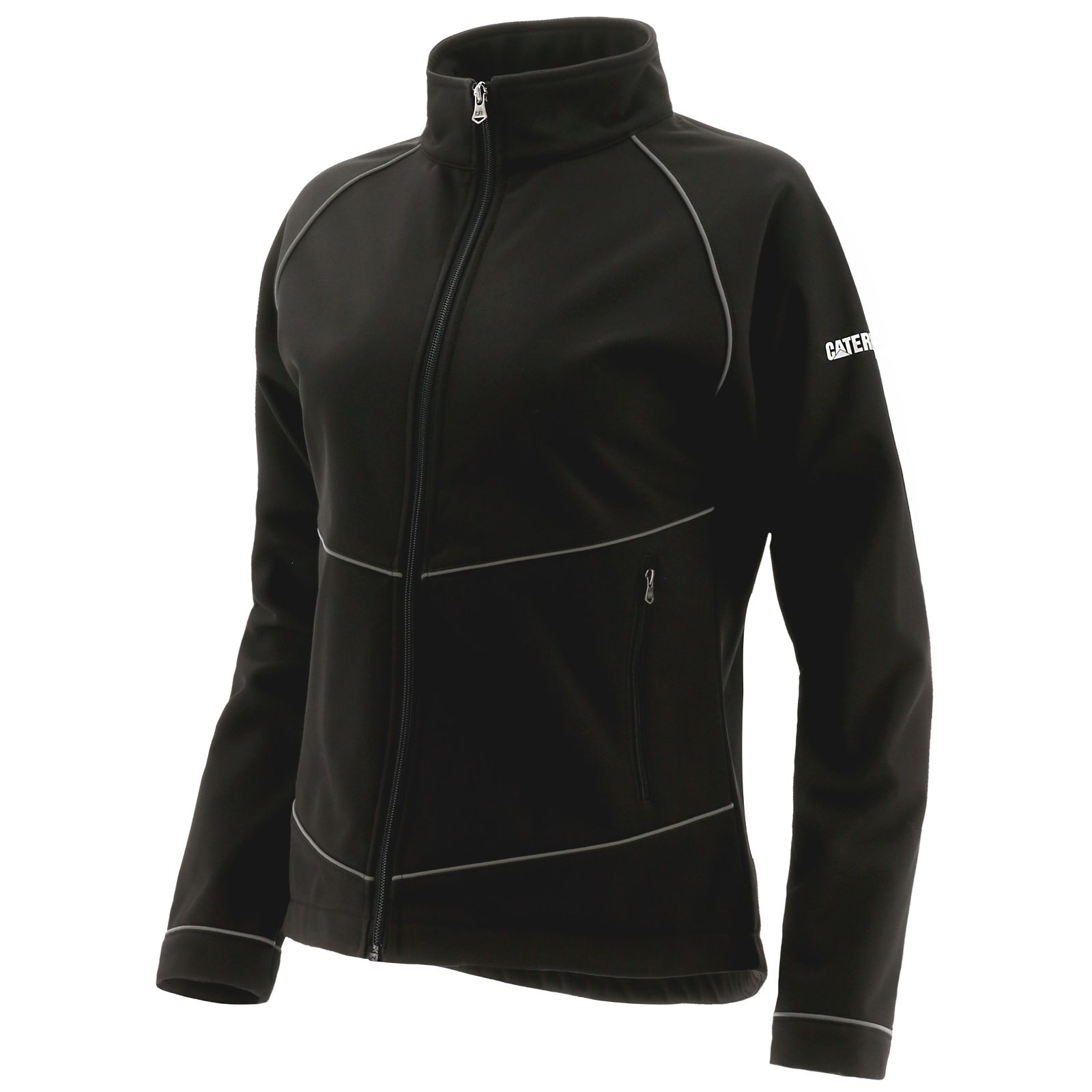 Caterpillar Clothing South Africa - Cat Women's Triton Soft Shell Jackets Black TV8612407